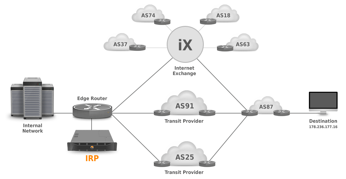 IRP Internet Exchange Support