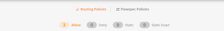 GMI Routing Policy Type