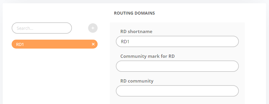 GMI Routing Domains