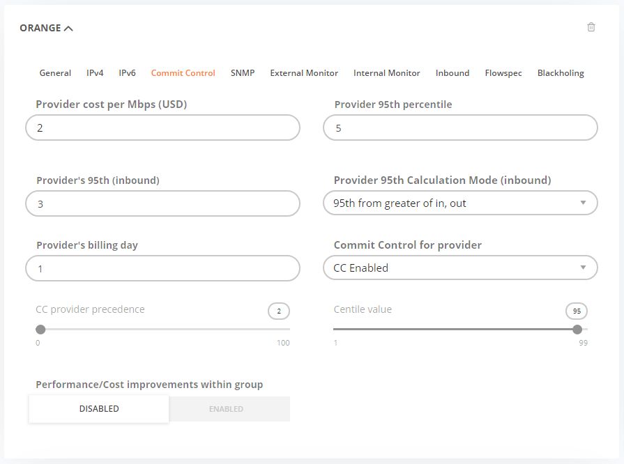 GMI Provider Commit Control