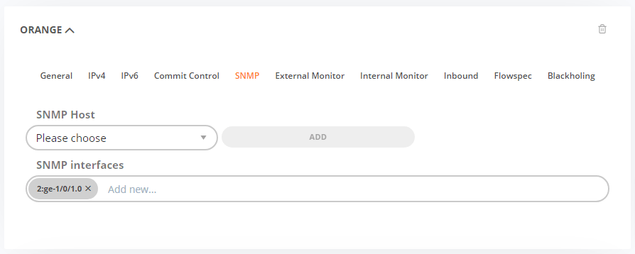 GMI SNMP Config