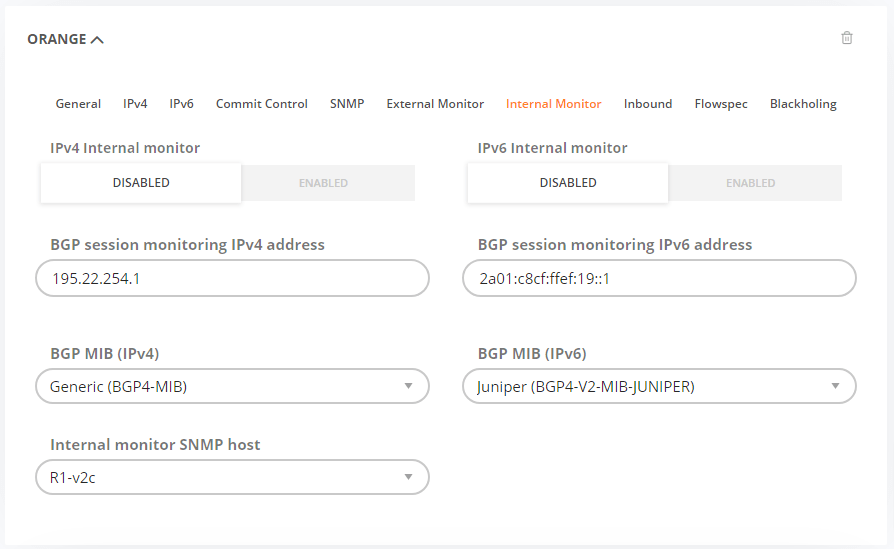 GMI Provider Internal Monitor