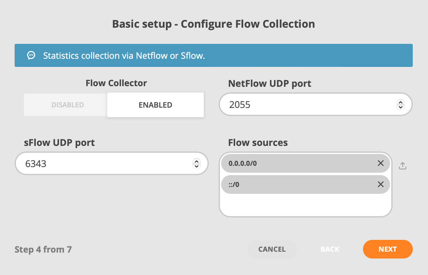 GMI Wizard Flow Configuration